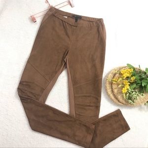 ⬇️$70 BCBG Cooper Suede & Spandex Brown Leggings